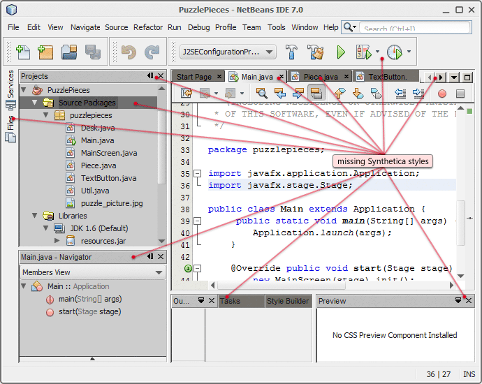 NetBeans without Synthetica-NetBeans Plugin